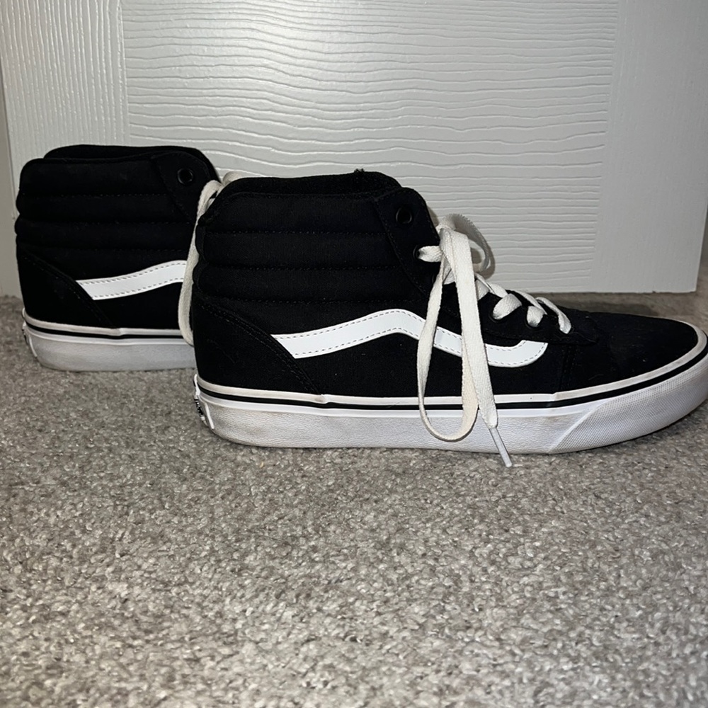 Black Mid Top Vans